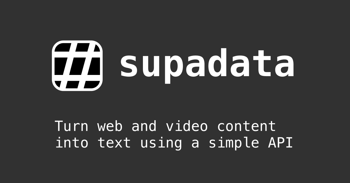 Supadata